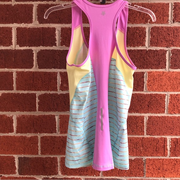 048 - Racerback Top Horizontal Stripes Size S - Picture 5 of 10